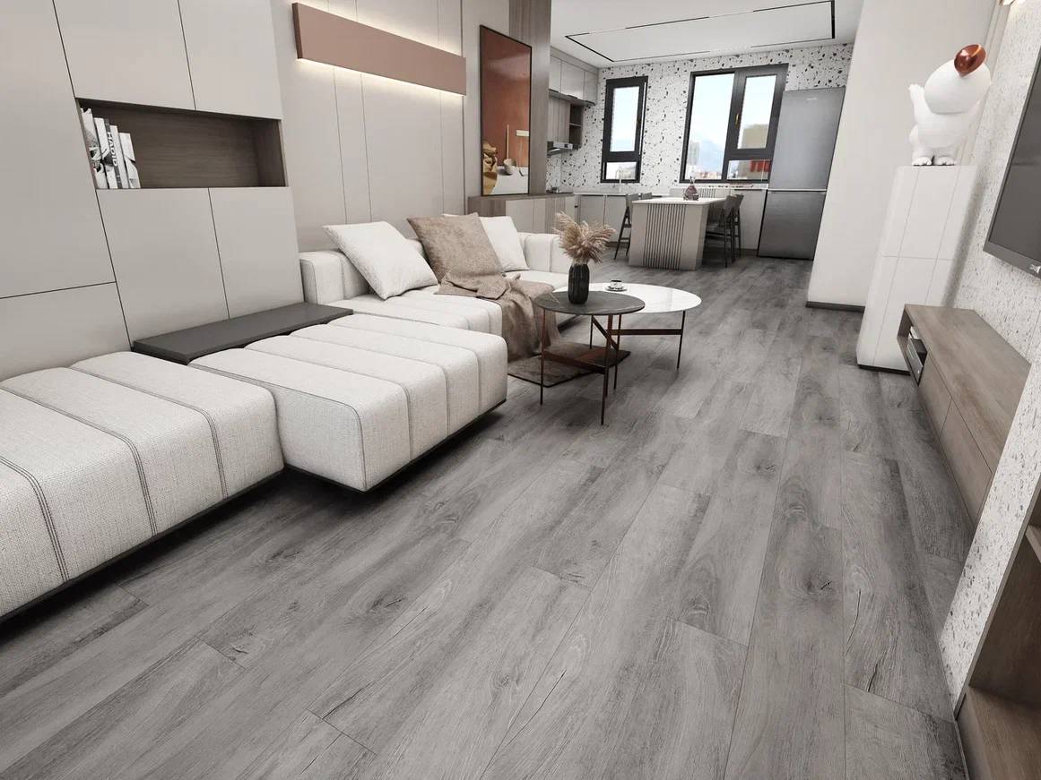SPC Ламинат Icon Floor Black/Black Wide 4/43 4V BW-31 Дуб Лакруа 1220x184 фото 6