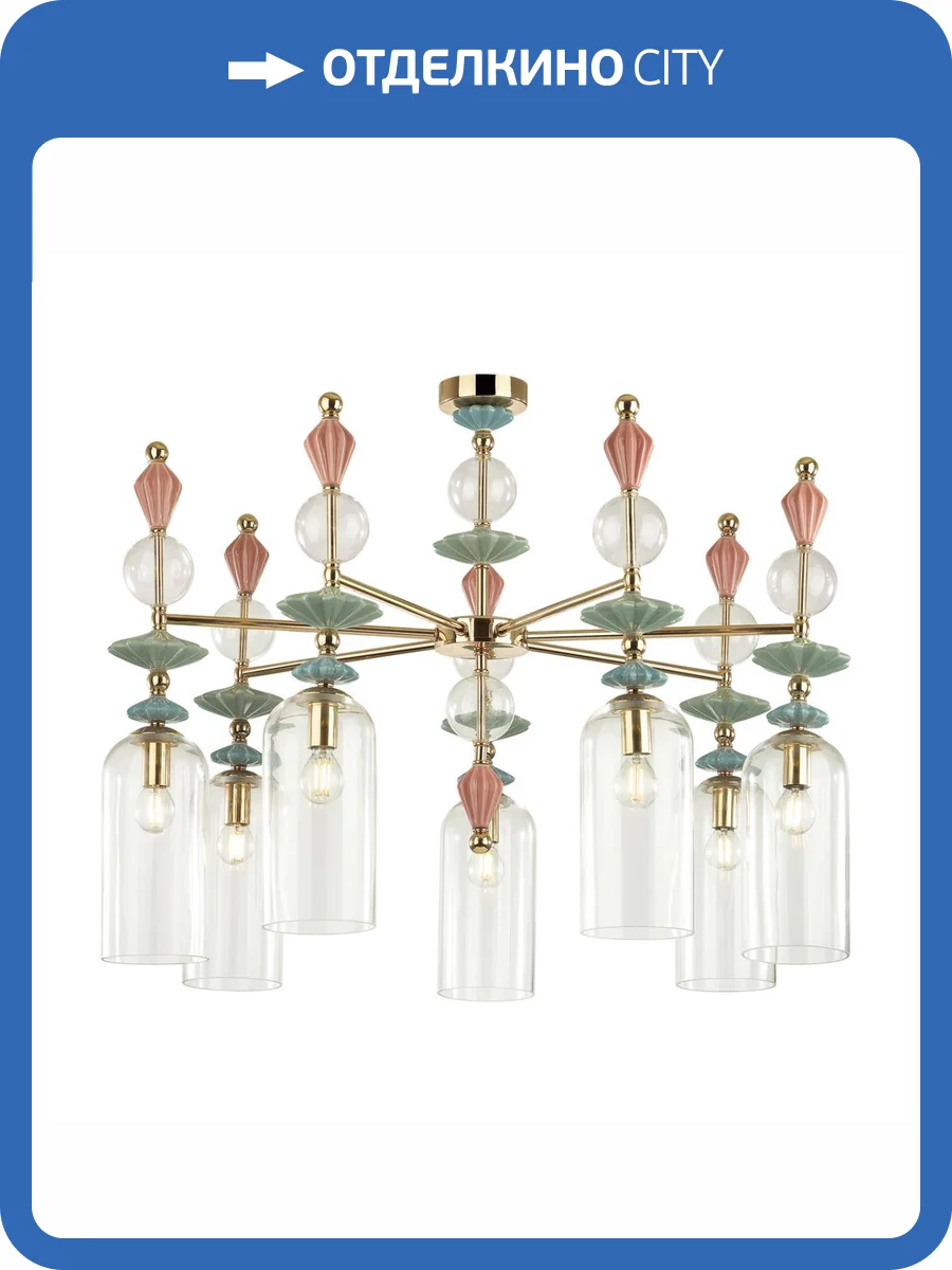 Потолочная люстра Odeon Light Bizet 4855/7C фото 8