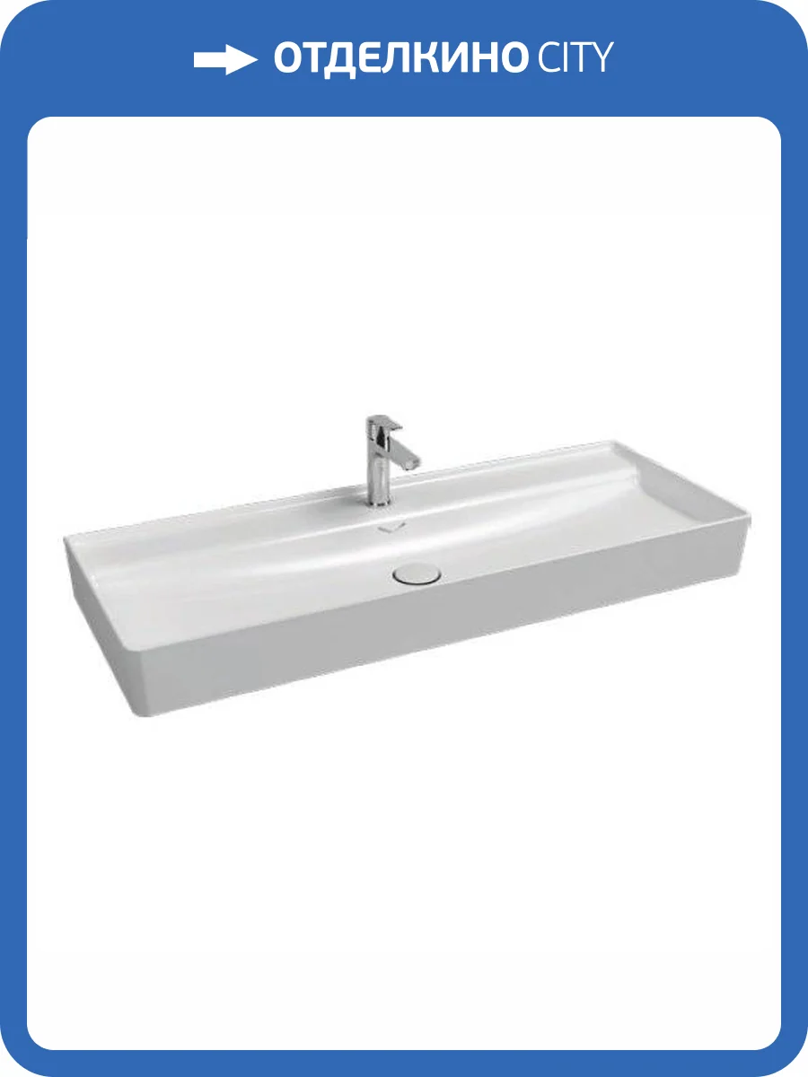 Раковина Isvea Vea 10VAS5120I с сифоном 120 см фото 3