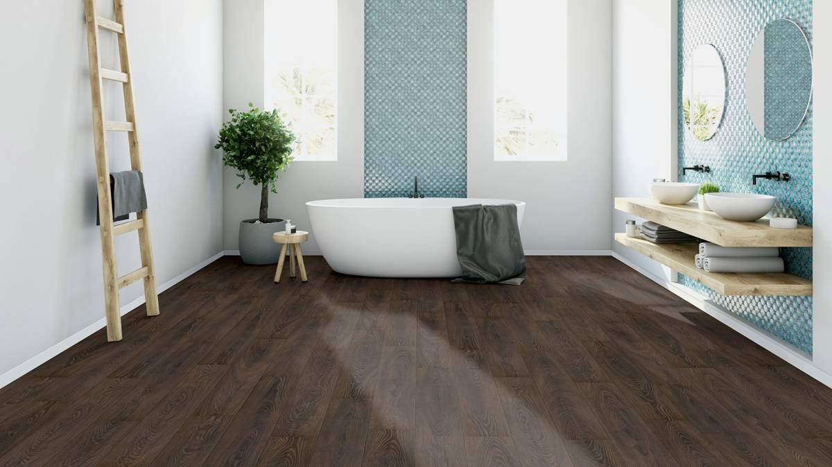 Ламинат Ter Hurne Dureco Strong Classic 12/33 4V 2853 Дуб Cocoa 1288x195 фото 4