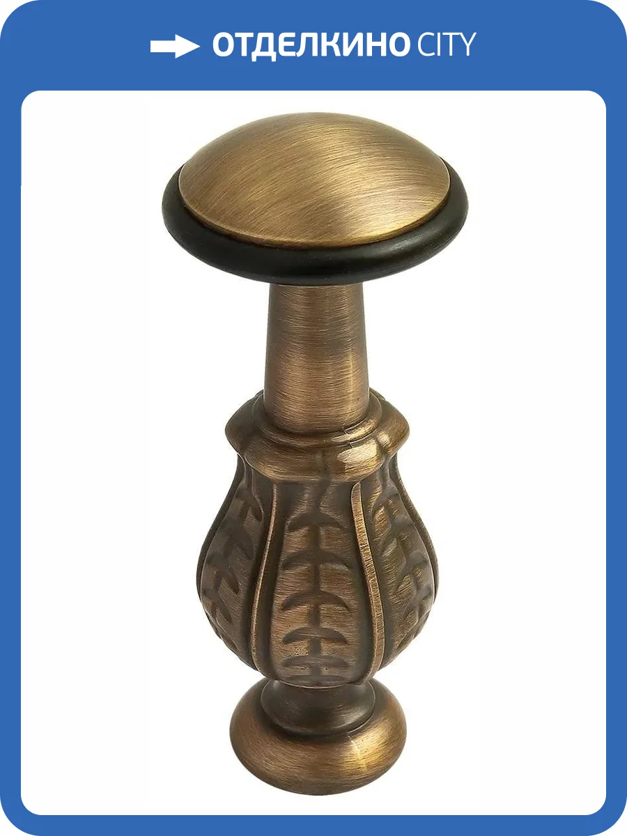 Дверной ограничитель Morelli DS8 IB итальянская бронза фото 3