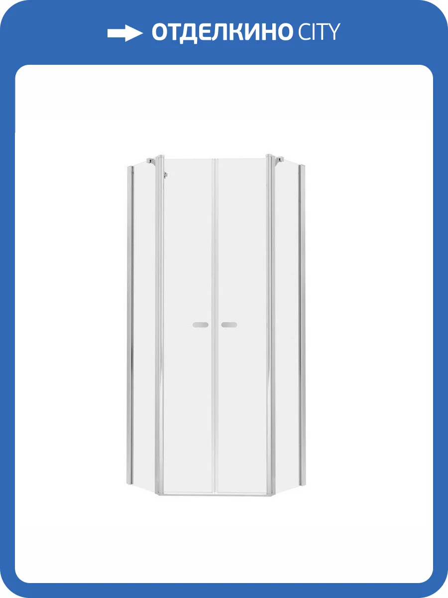 Душевое ограждение NEW TRENDY NEW SOLEO  90x90x195 K-0610 (хром) фото 8