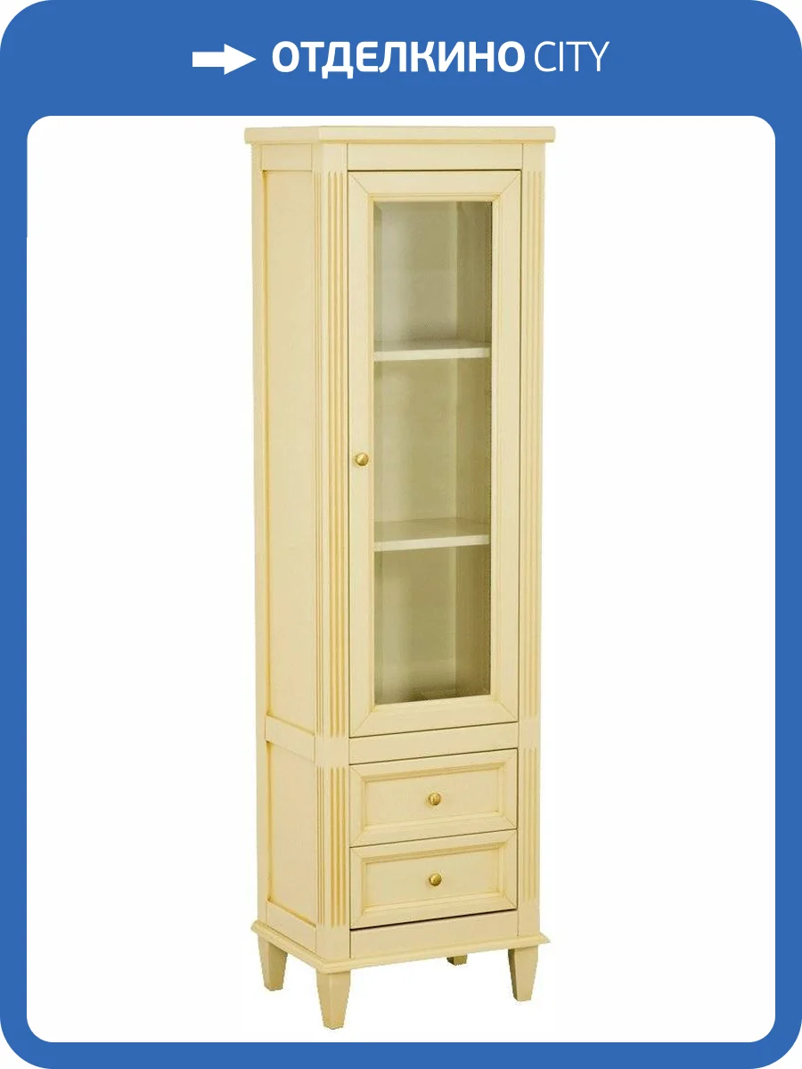 Шкаф-пенал Migliore Kantri 26716 decape sabbia, без ручек фото 3