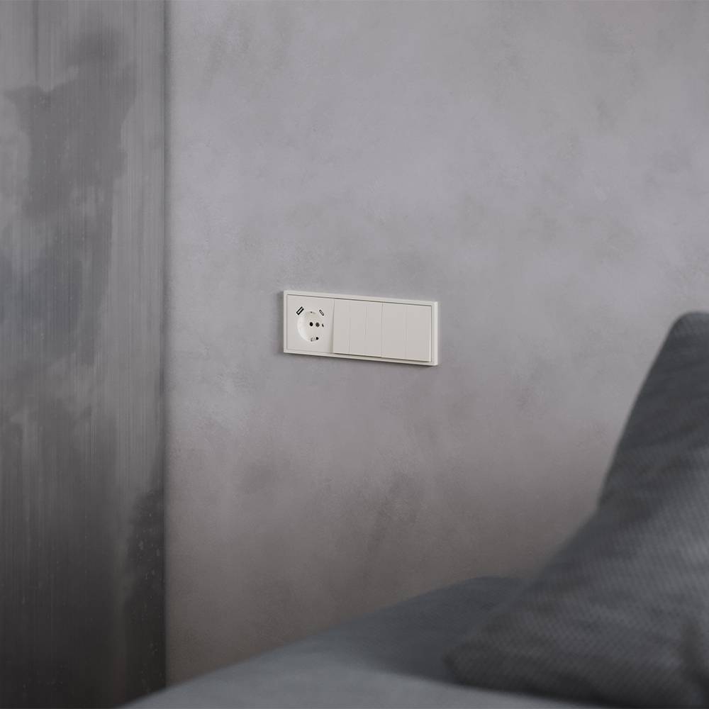 Клавиши для 2-клавишного выключателя Voltum S70 VLS000313 хлопок фото 5