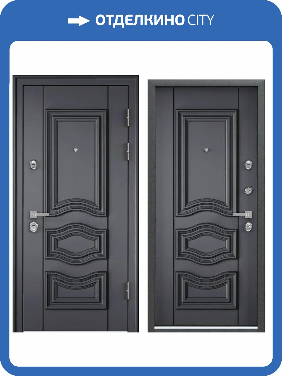 Входная стальная дверь Torex PROFESSOR-4+ 02 PP 10149 ПВХ Оскуро/ПВХ Оскуро 2000x880 фото 2