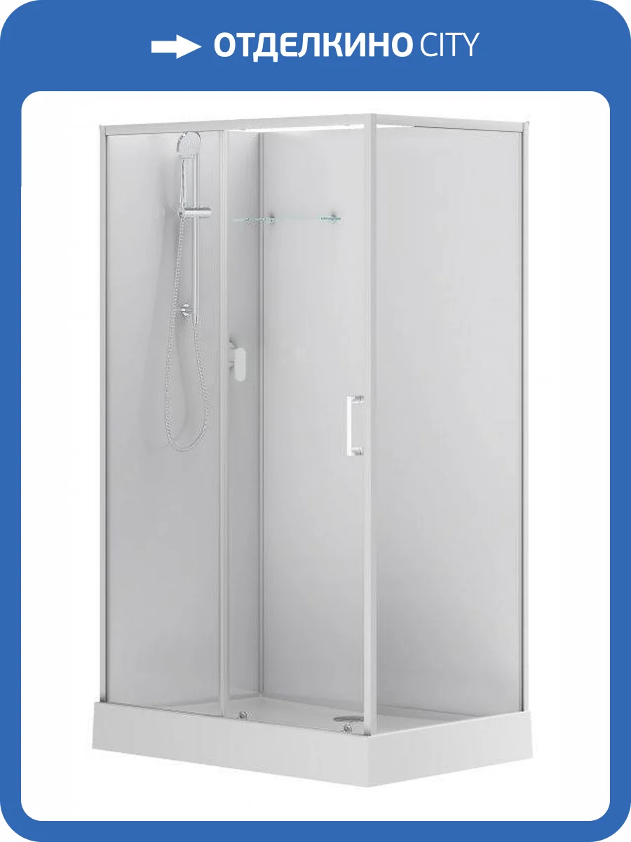 Душевая кабина Aquanet Passion EVO 281973 левая, профиль белый, 1200х800 фото 3