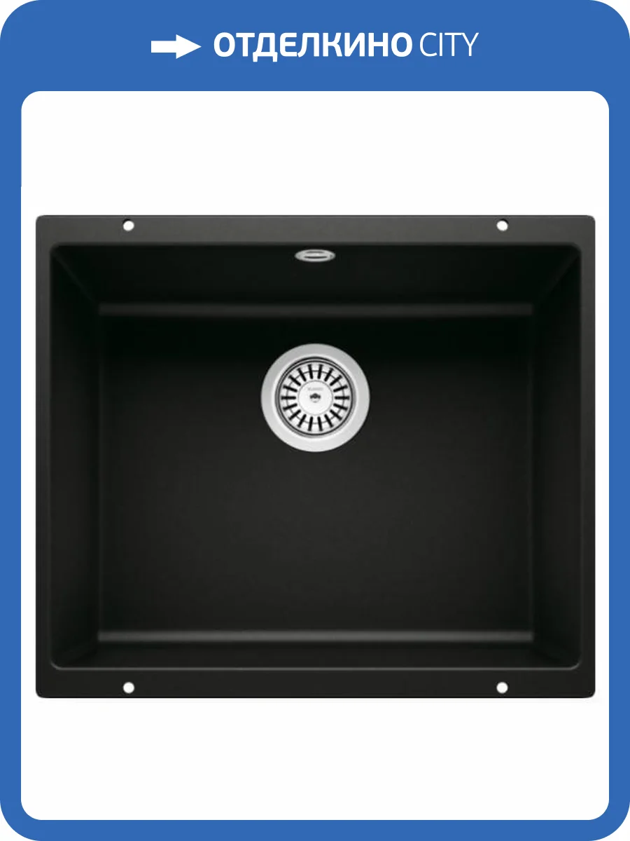 Мойка кухонная Blanco Rotan 500-U черный фото 4