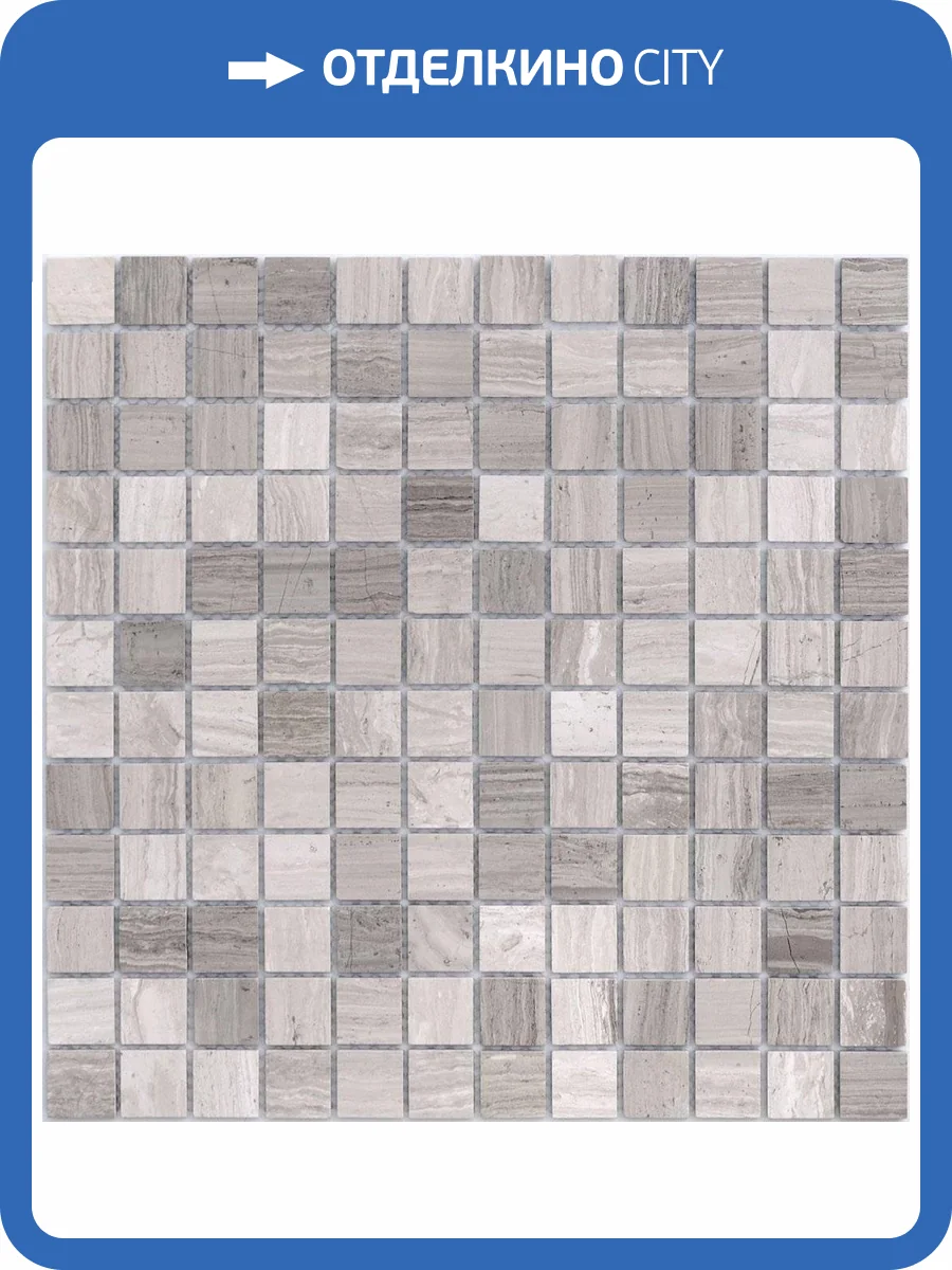 Мозаика LeeDo Pietrine 4 Travertino Silver Pol (2.3x2.3) 29.8x29.8 фото 2