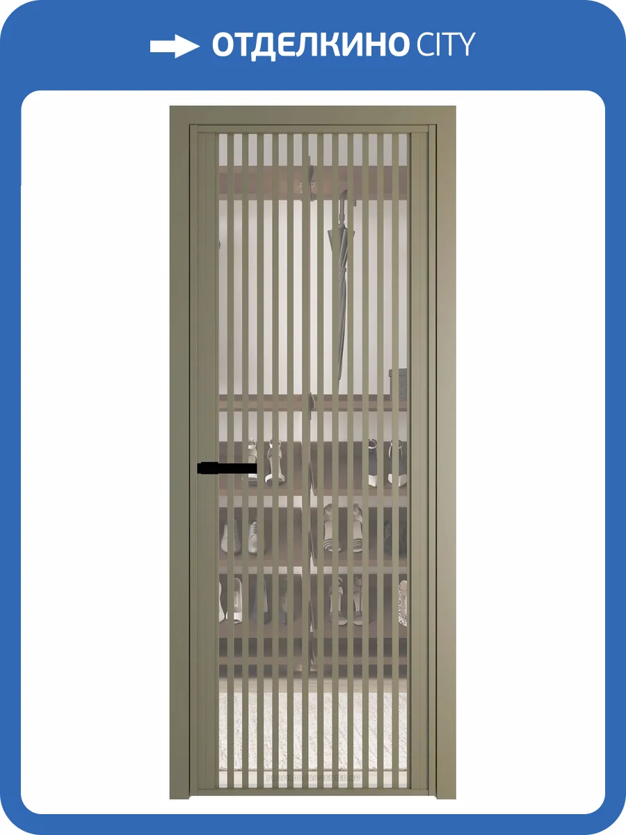 Межкомнатная дверь Profil Doors 3 AGP цвет профиля Шампань, стекло безопасное 6 мм комфорт нейтрал 800x2000 фото 2