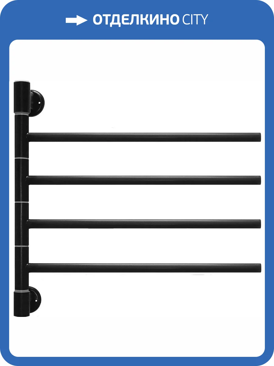 Полотенцесушитель электрический Energy I-G4 черный матовый фото 3