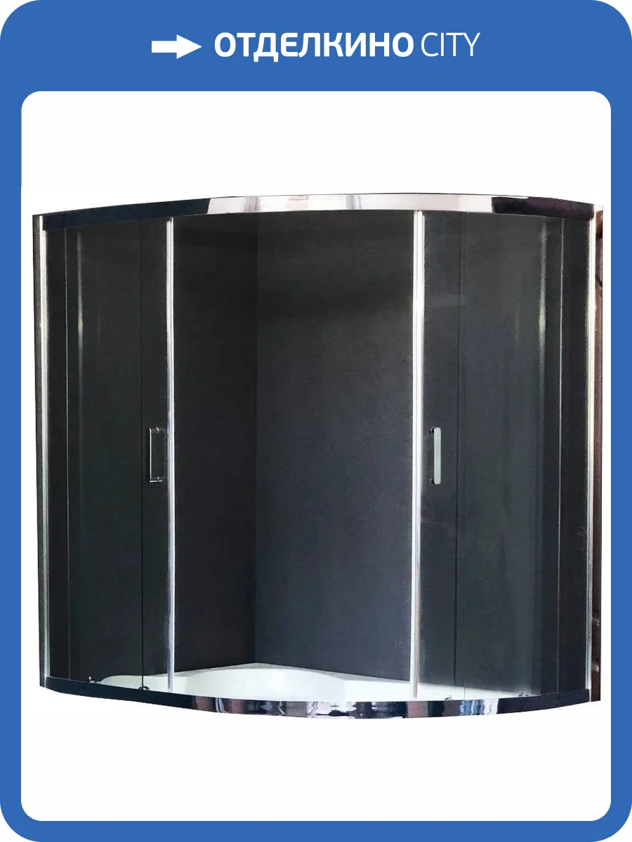 Шторка на ванну Royal Bath Alpine RB170ALP-T-CH 170 см прозрачное стекло фото 4