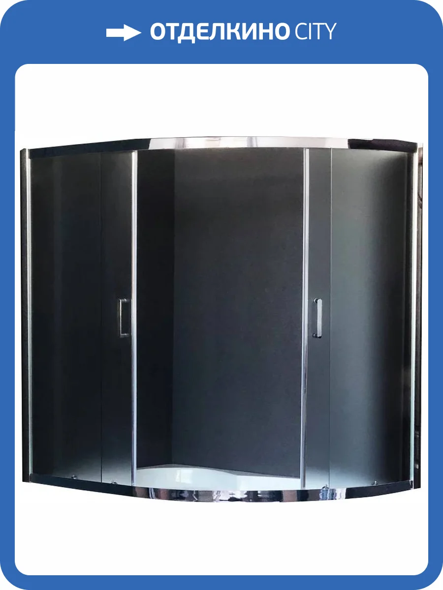 Шторка на ванну Royal Bath Alpine RB170ALP-C-CH 170 см матовое стекло, хром фото 3