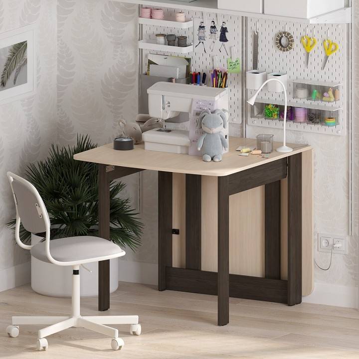 Стол-книжка МФ Jazz СТК 4ВМ СТК-4ВМ Венге Дуб молочный фото 3