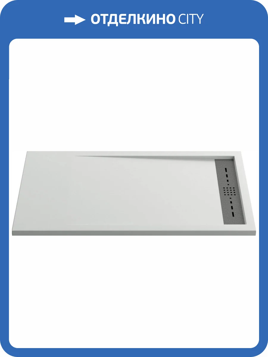 Поддон для душа Good Door Stella 100x80 с сифоном фото 3