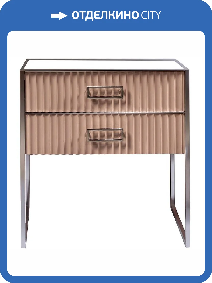 Тумба под раковину Armadi Art Monaco 867-080-CPCR капучино глянец хром чашу фото 4