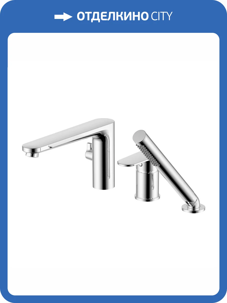 Смеситель на борт ванны Aquatek Ника AQ1848CR хром фото 7