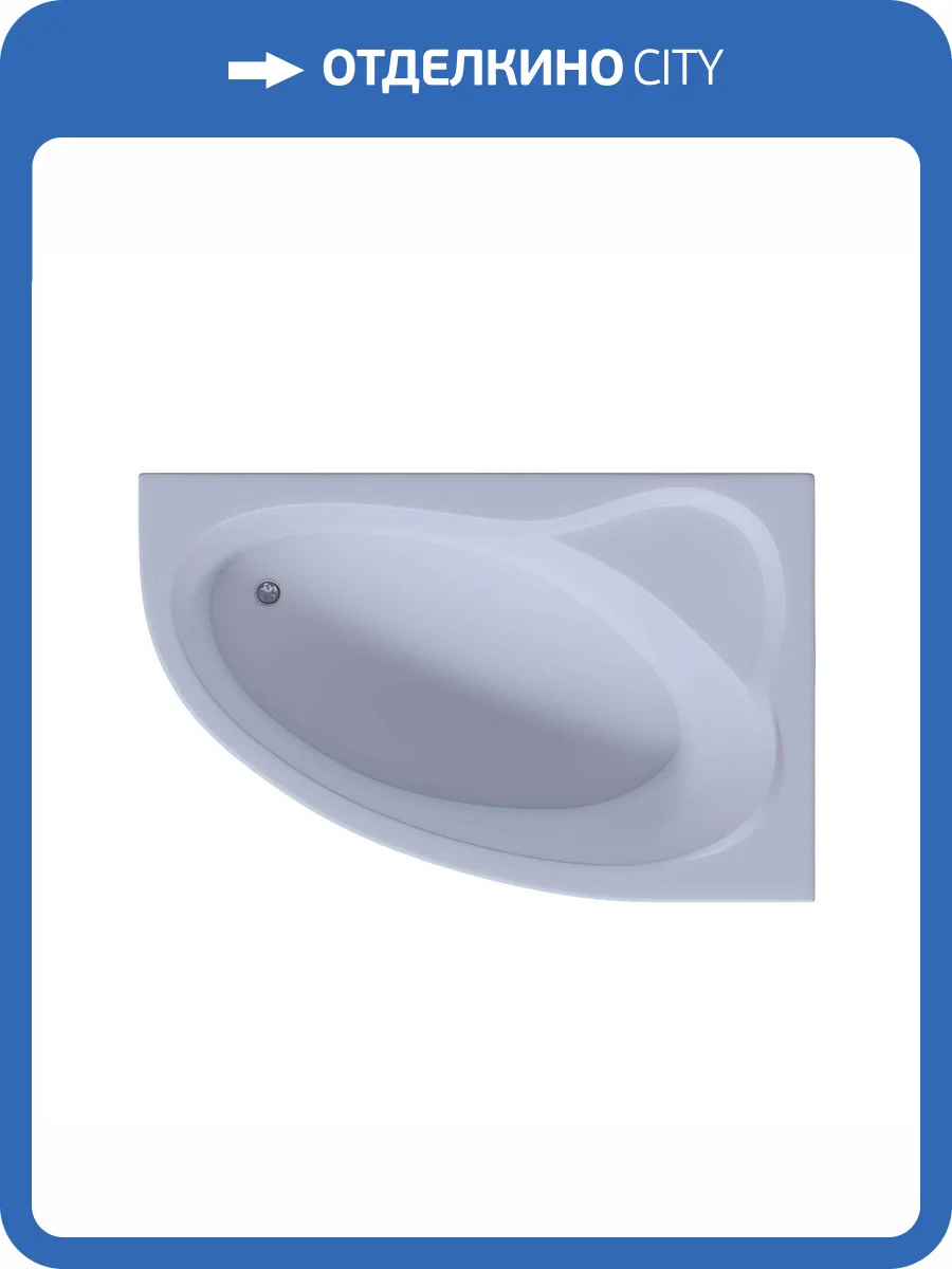 Акриловая ванна Aquatek Фиджи FID170-0000005 170x110 правая, с вклеенным каркасом фото 8