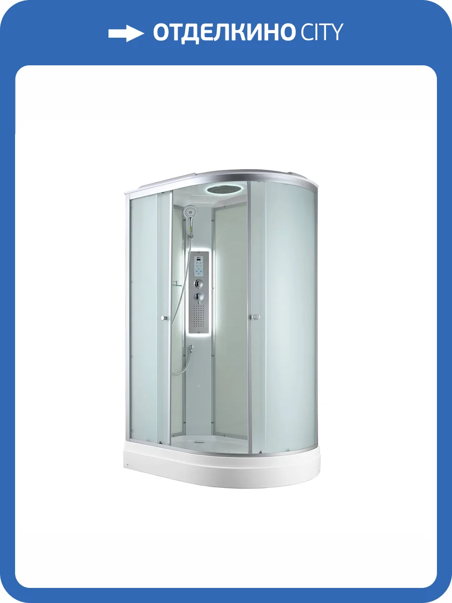 Душевая кабина AvaCan C2012LLED с подсветкой, 120x80x215 фото 18