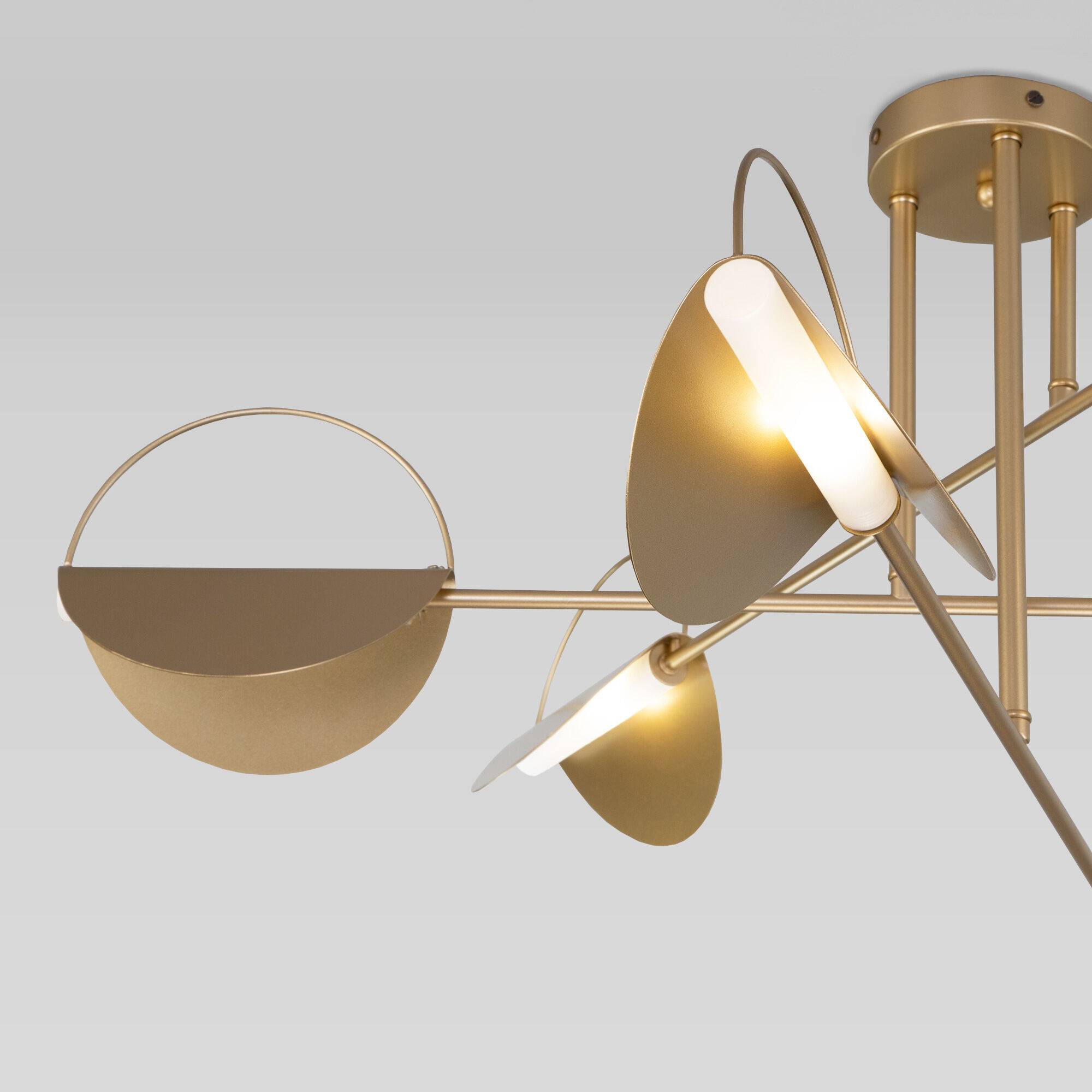 Потолочный светильник Eurosvet Grazia 70148/6 золото Smart фото 2