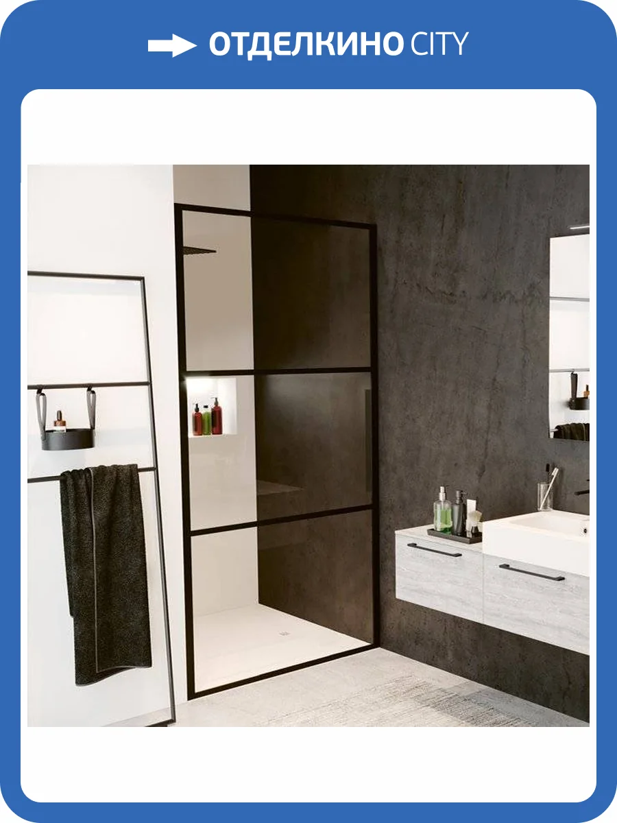 Душевая дверь в нишу Riho Grid GB101 80 см фото 4