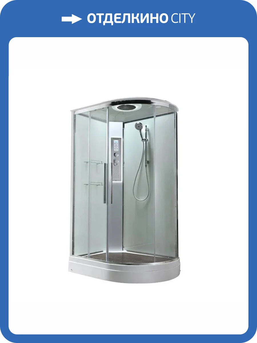 Душевая кабина AvaCan EM2812LLEDT с LED подсветкой и гидромассажем, 120x80x220 фото 11