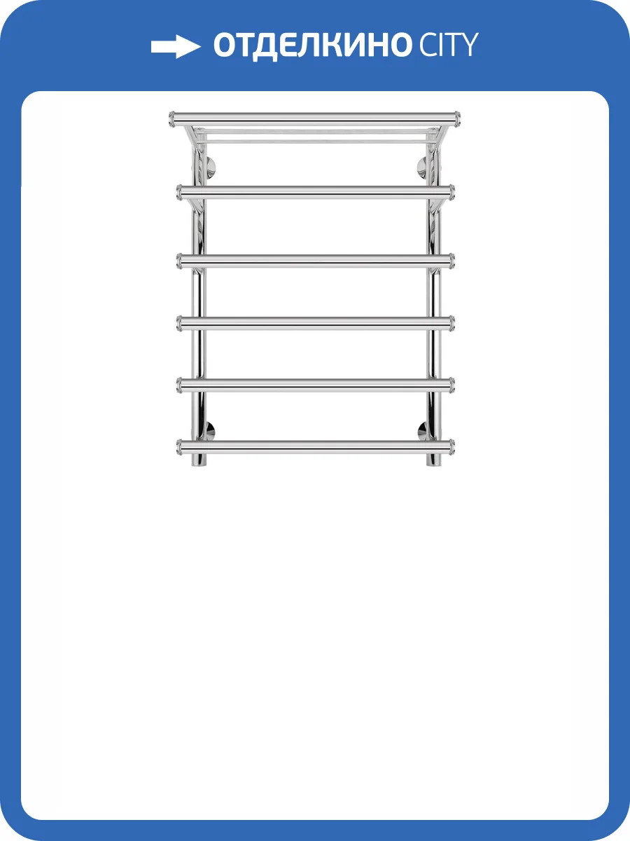 Полотенцесушитель электрический Secado Турин 4603777456122 6 80x40x50, L, хром фото 3