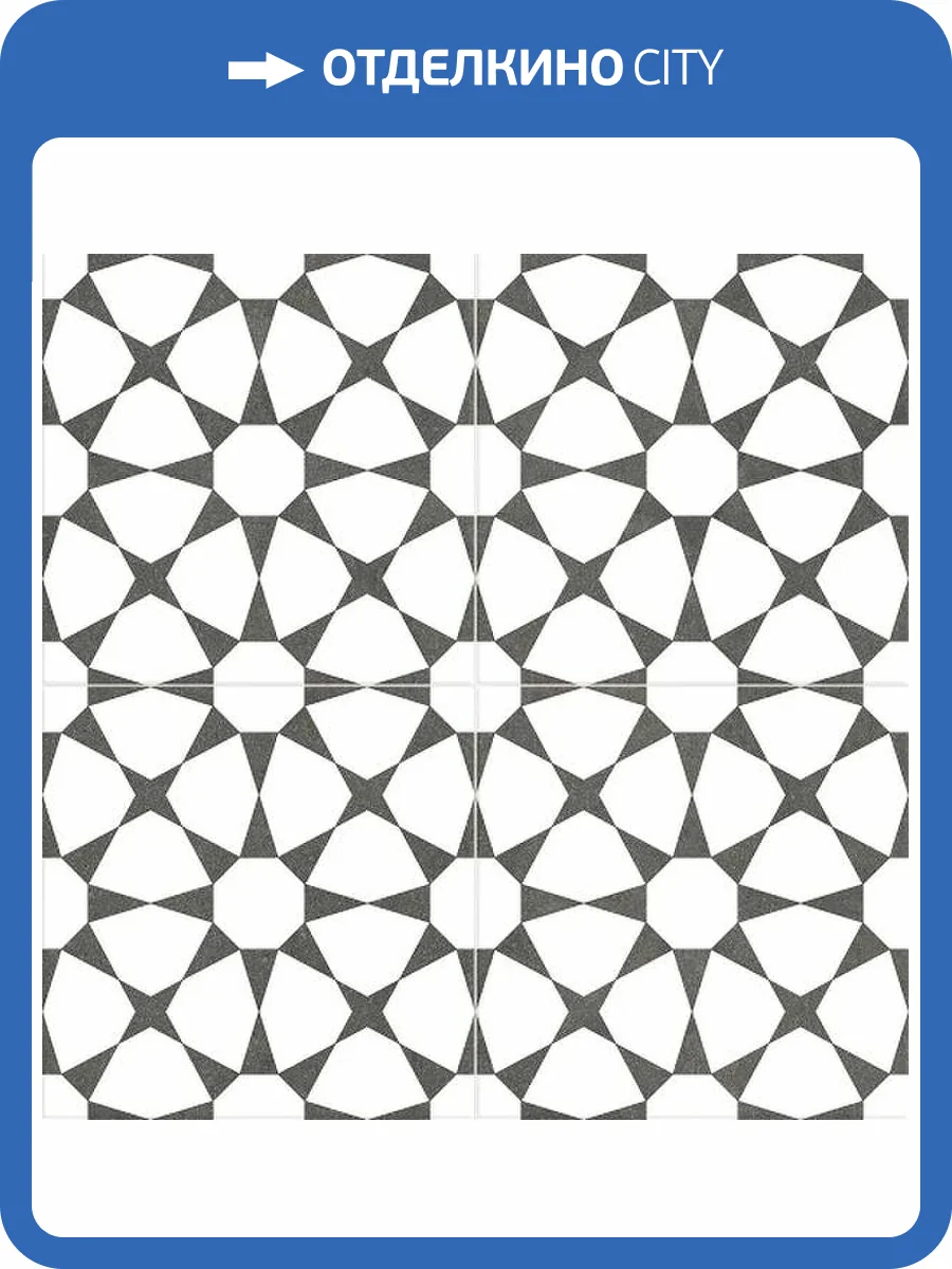 Керамогранит Pamesa Vintage Black Матовый 45x45 фото 3