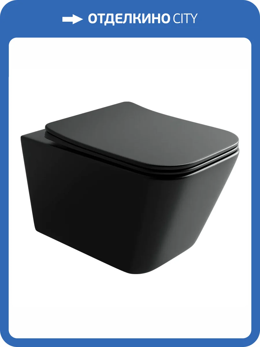 Унитаз подвесной Ceramica Nova Metric CN3007MB Rimless фото 8