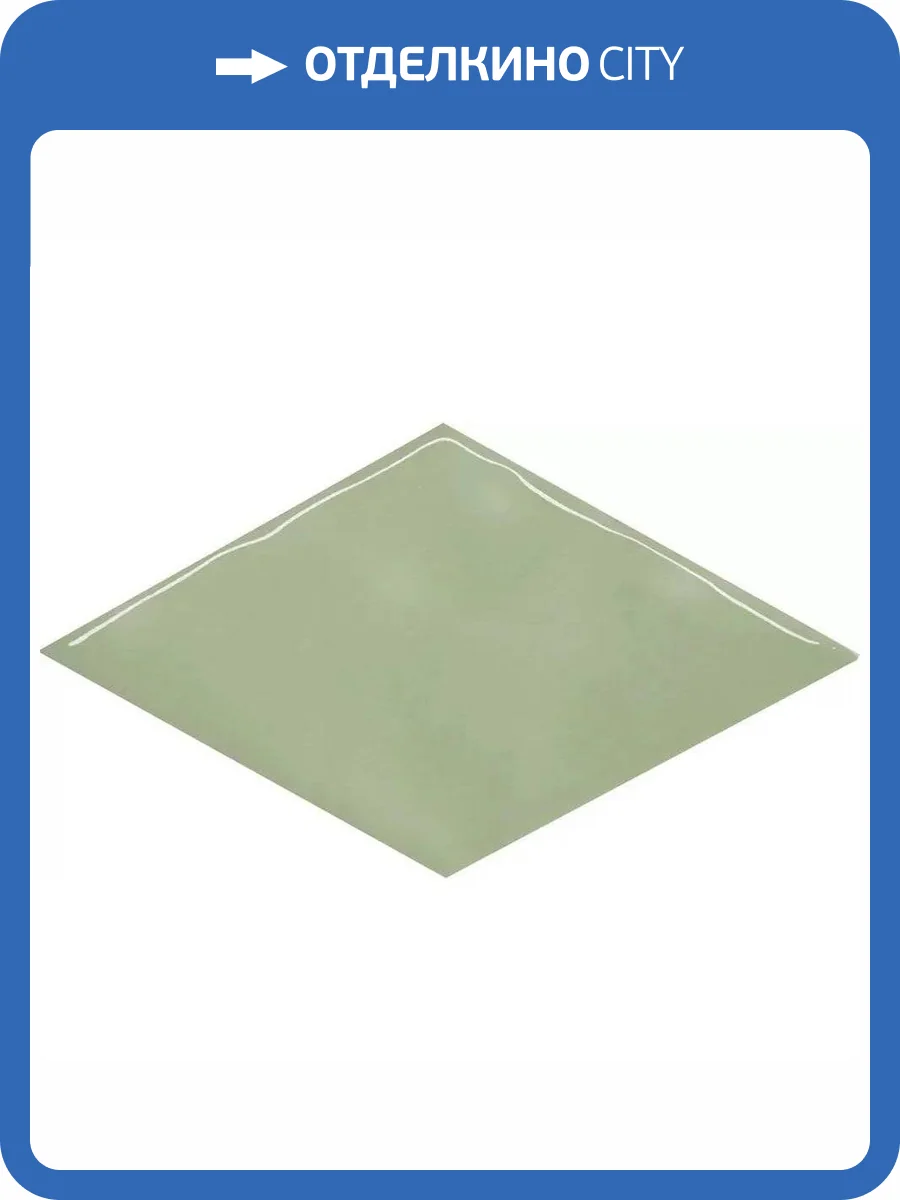 Декор Kerama Marazzi Риад KMD2SRB008BN Зеленый Светлый Глянцевый 7.8x13.5 фото 16