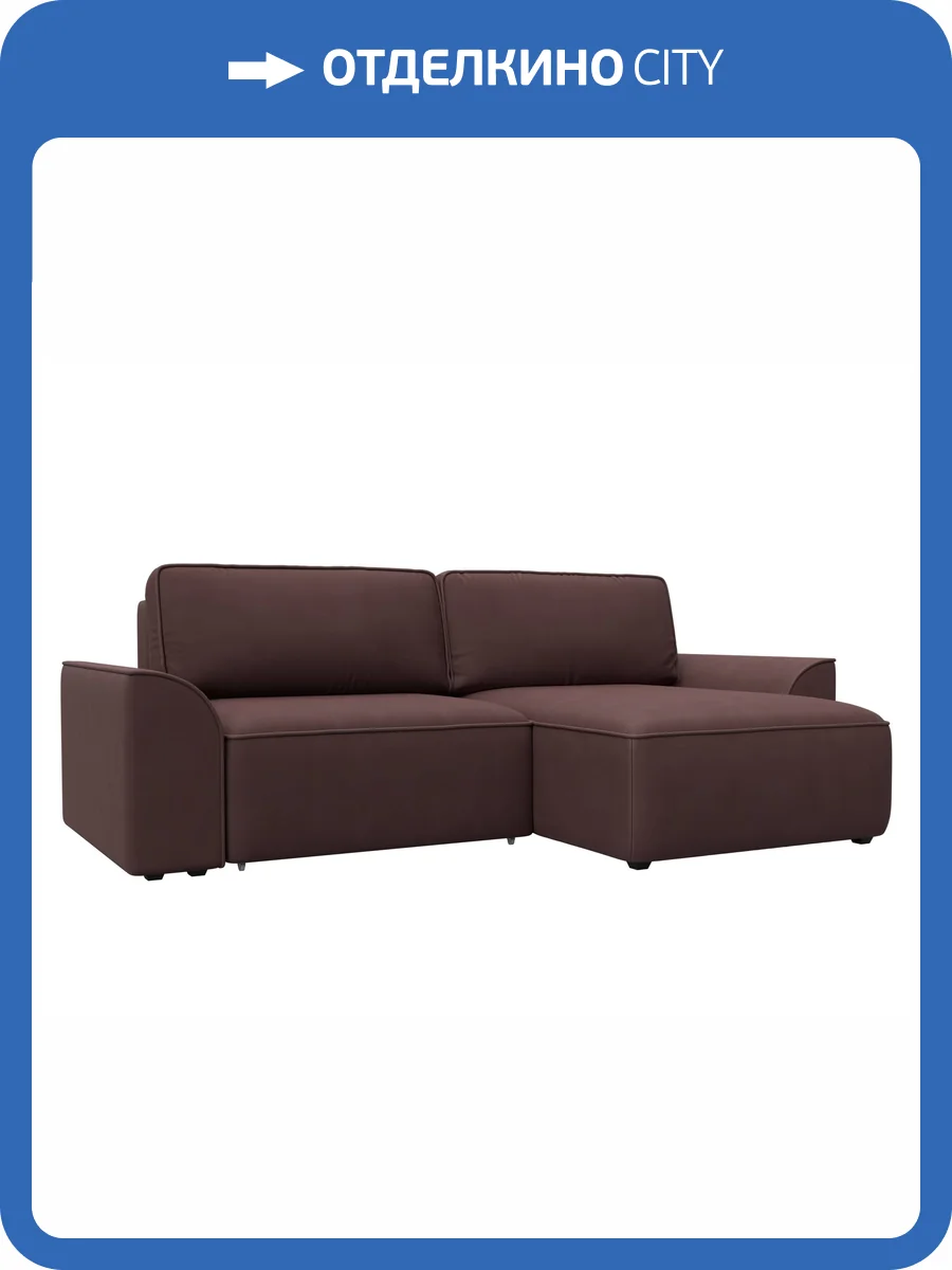 Диван угловой Лига Диванов Лига-048 НПБ 128285 JOLY 09 бордовый фото 11