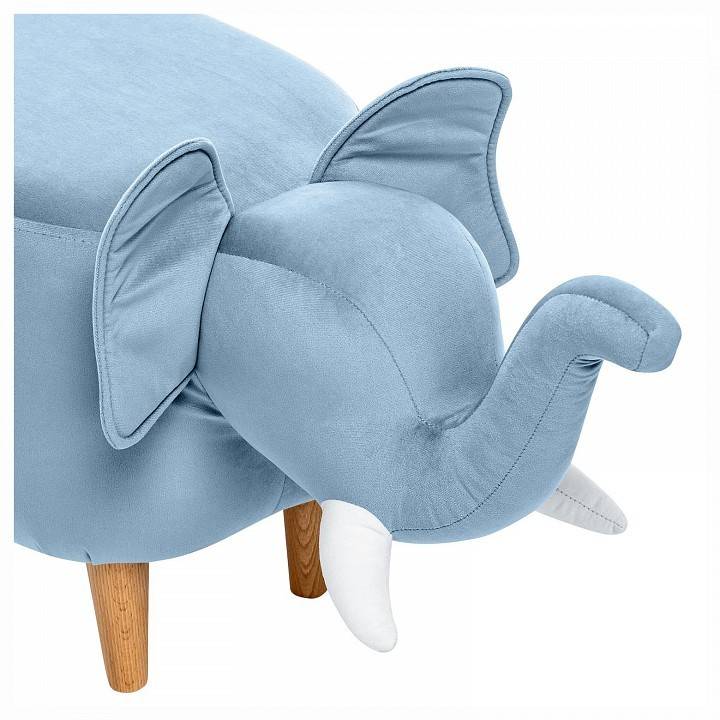 Пуф Leset Slon 2500000189944 Синий V47/Белый V01 фото 7