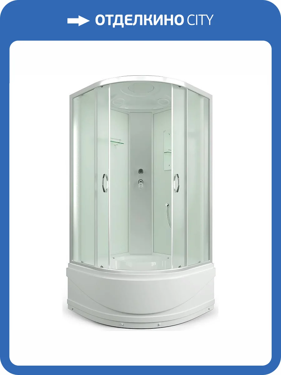 Душевая кабина Erlit Comfort ER3509TP-C3-RUS с высоким поддоном, с сиденьем фото 6