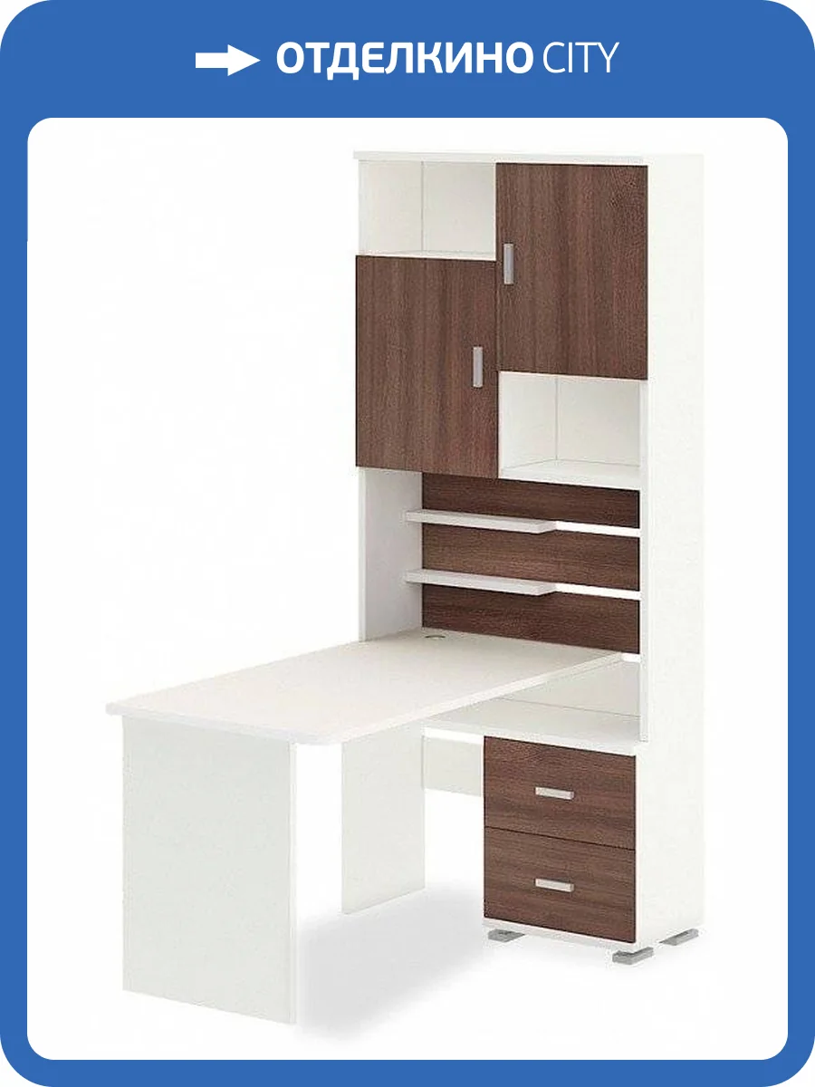 Стол компьютерный Merdes Домино MER_SR-720-140-BESHBE-CH-PRAV фото 2