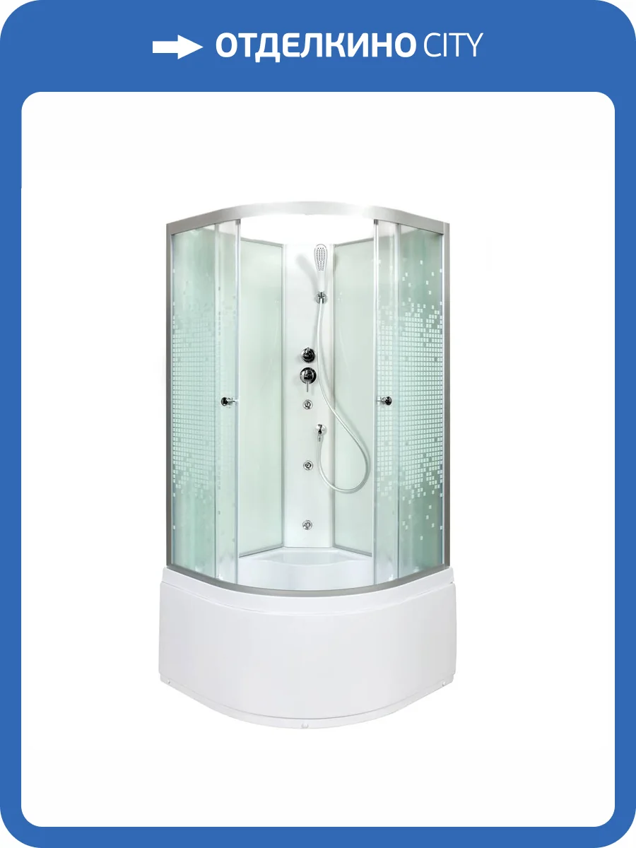 Душевая кабина AvaCan L910NGM с гидромассажем, 100x100x200 фото 14