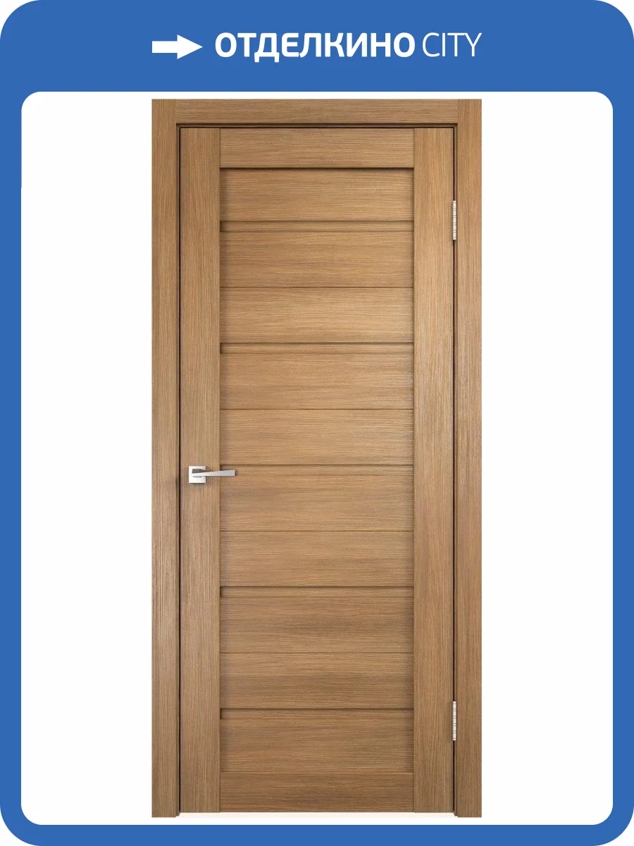 Дверное полотно экошпон VellDoris DUPLEX глухое VD012713 Глухое Дуб золотой 700x2000 фото 2