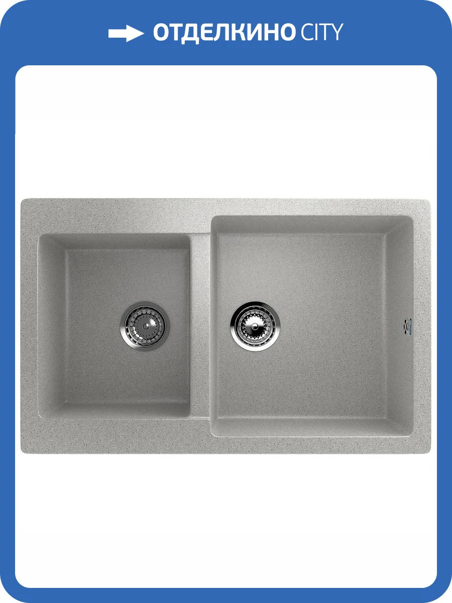 Мойка кухонная Ulgran Classic U-505-310 Серый фото 4