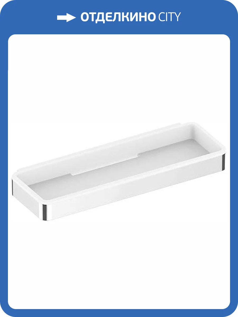 Полка Keuco Plan 14958 хром, белая фото 3