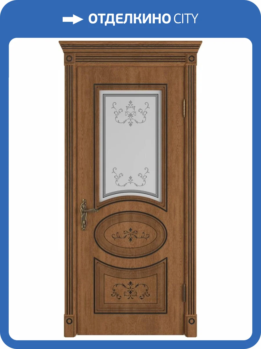 Межкомнатная дверь Владимирская Фабрика Дверей Amalia Honey Classic PB стекло Art Cloud 600x2000 фото 2