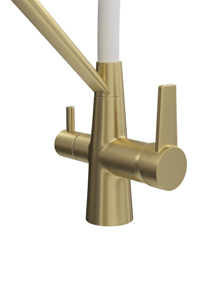 Смеситель для кухни Watersense Rita W01770 золото фото 4