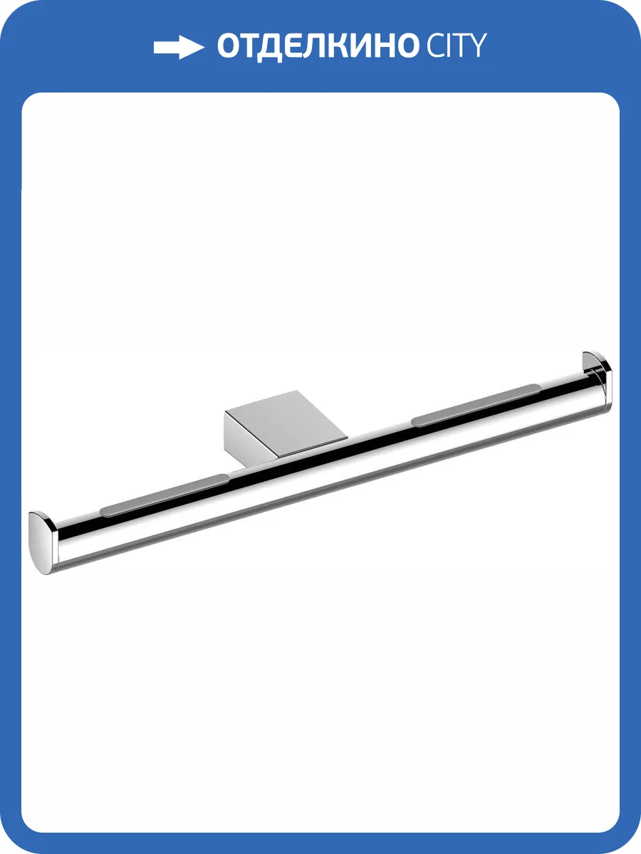 Держатель туалетной бумаги Keuco Plan 14963 двойной, хром фото 3