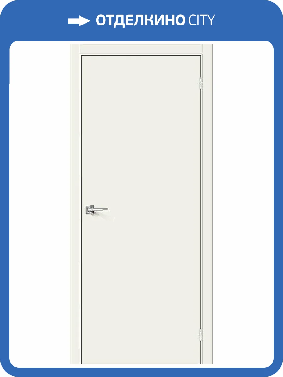 Межкомнатная дверь Bravo 013-0415 Браво-0 Whitey 200x80 фото 2
