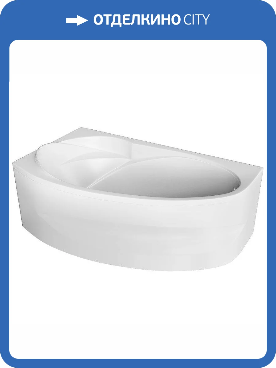 Акриловая ванна для комплекта Marka One Julianna 01дж1695л 160x95 L фото 3