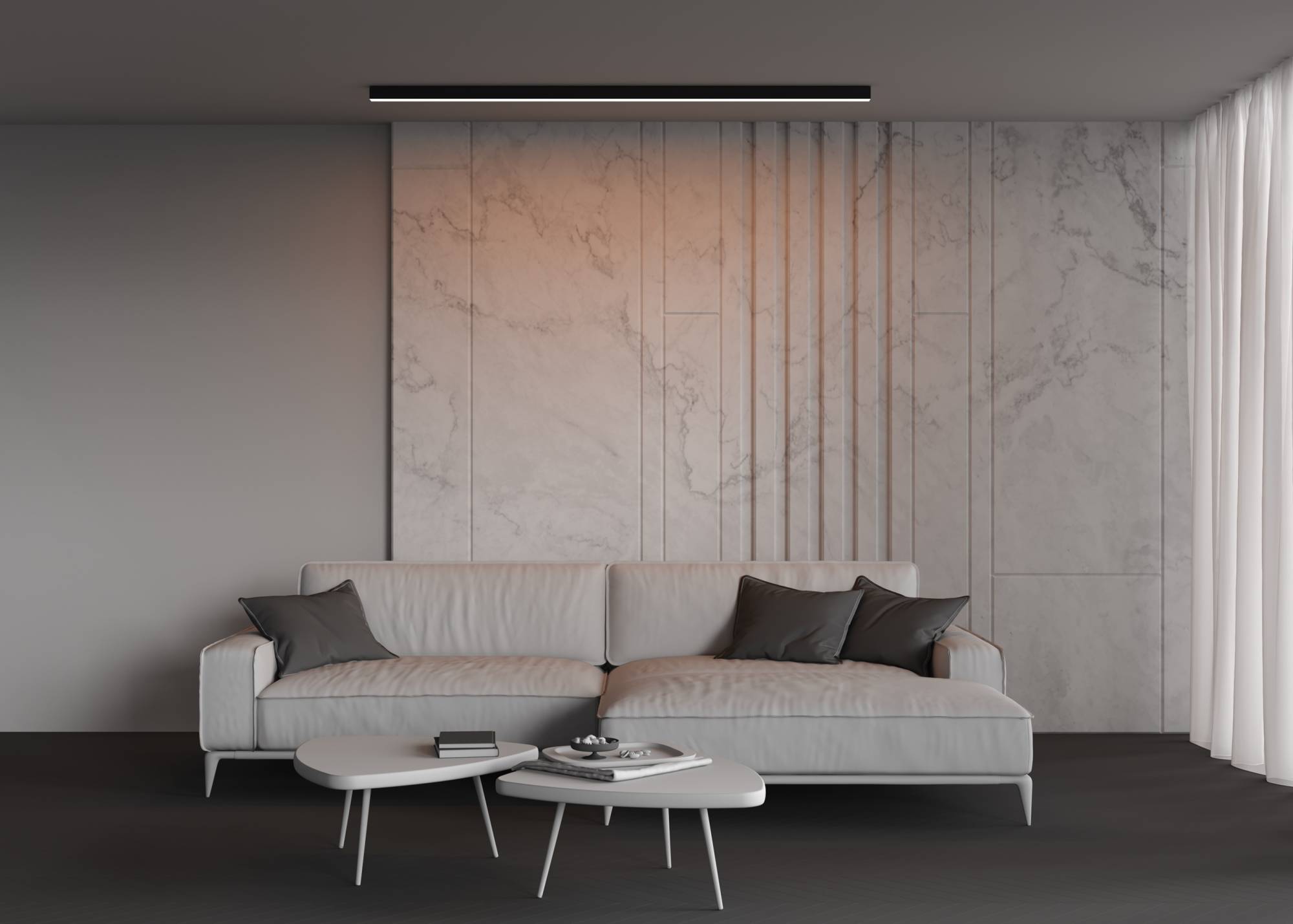 Потолочный линейный светодиодный светильник Technical LL311015 фото 7