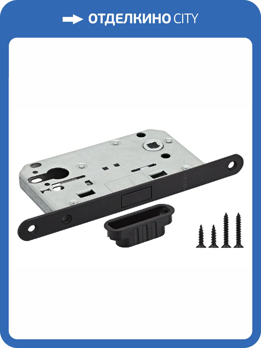 Защелка Rucetti RM1885 BL черный фото 4