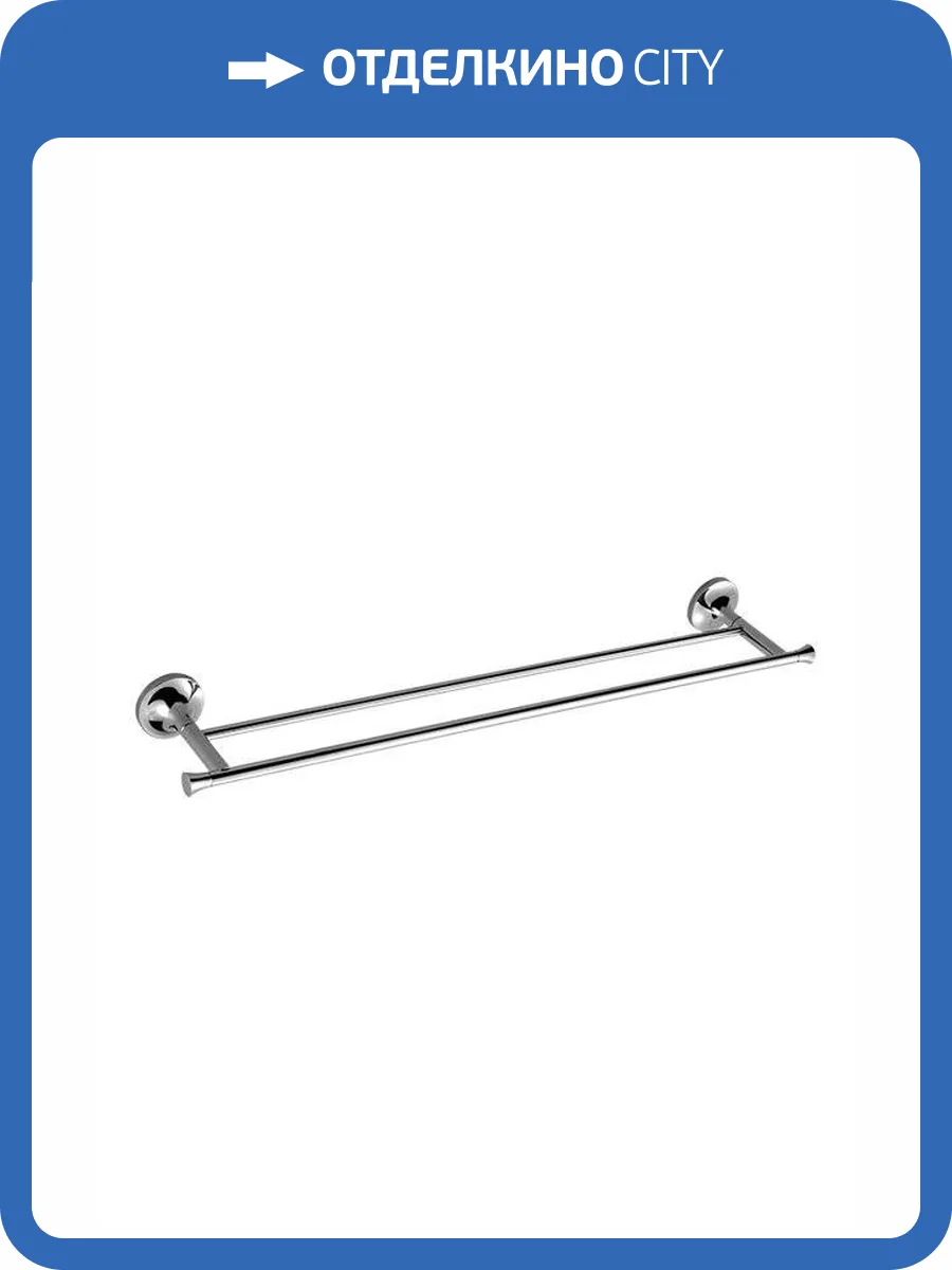 Полотенцедержатель AltroBagno Corposo 081406 Cr двойной фото 3