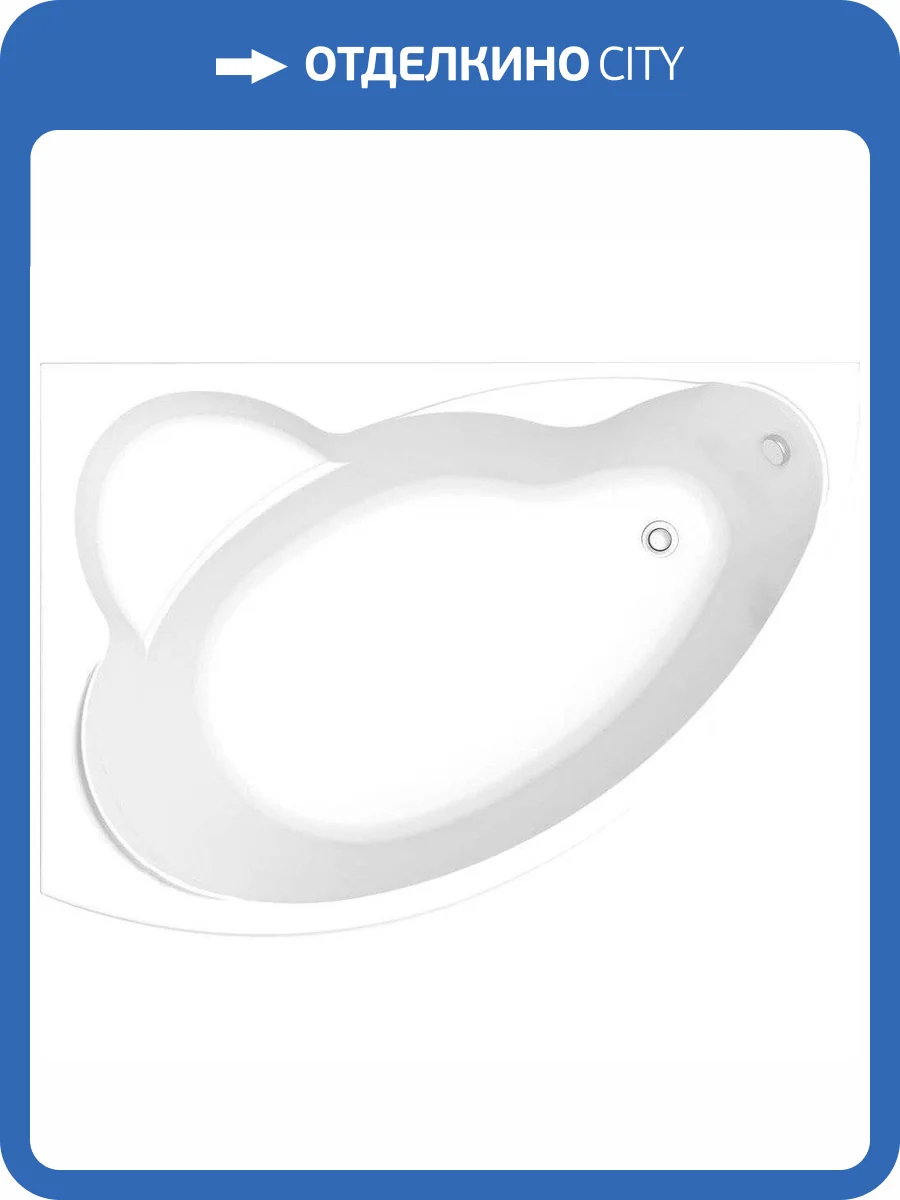 Акриловая ванна Bas Лагуна 170x110 левая фото 6