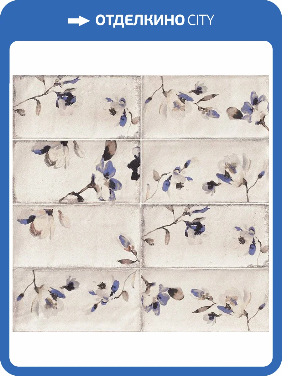 Декор Mainzu Esenzia PT02137 Fabola Blu 15x30 фото 2