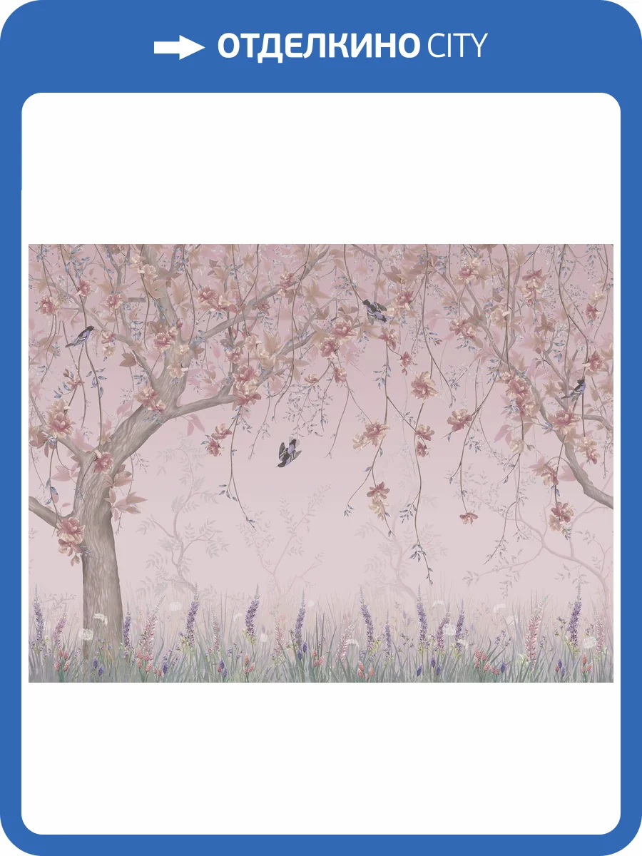 Фреска Ortograf Chinoiserie 33940 Inspiration pink Флорентина FF фото 2