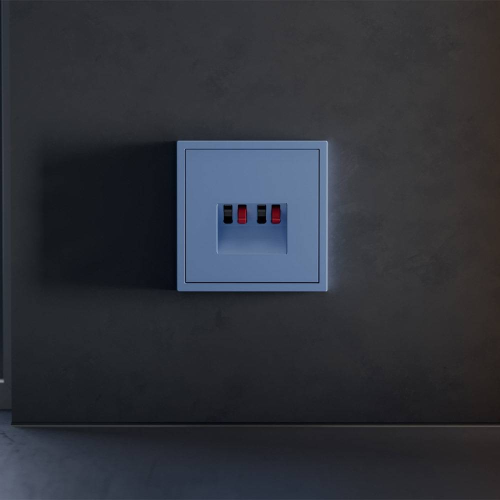 Лицевая панель для акустической розетки Voltum S70 VLS001515 деним