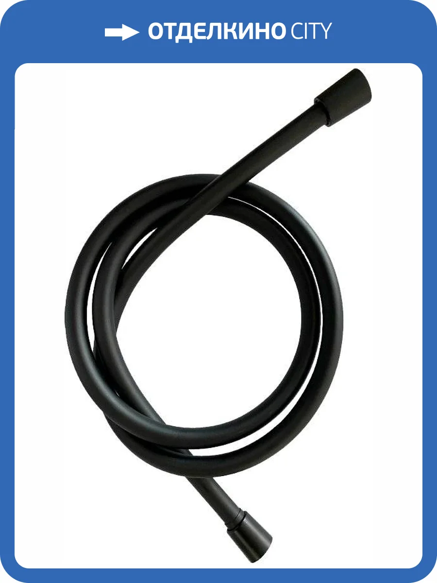 Душевой шланг Bravat P72120BW-ENG черный фото 3